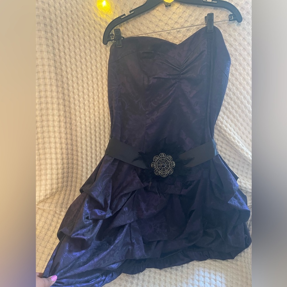Strapless Torrid Royal Purple Party Dress